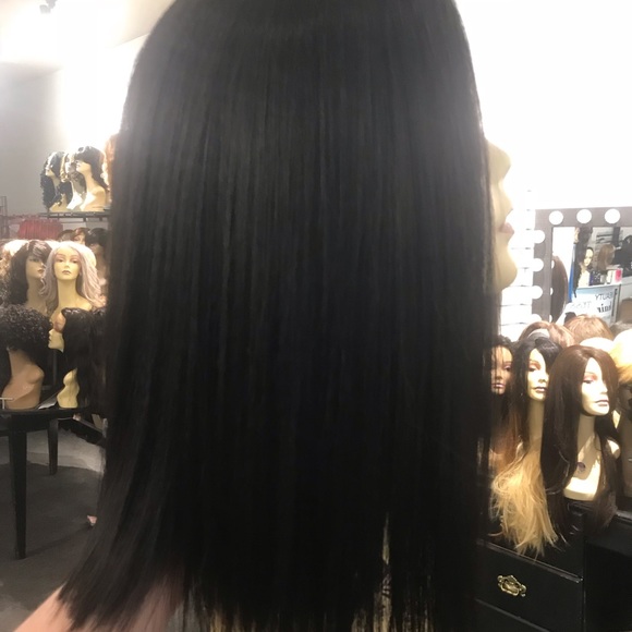 Black Short blunt cut bob wig style 12-14 inch Wig main image 7